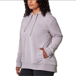 Mondetta Women's Recycled Performance Gray Hoodie